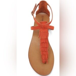 Lucky Brand Suede Flat Sandal